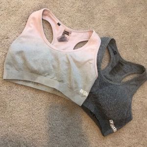 2 gymshark seamless  sports bras
